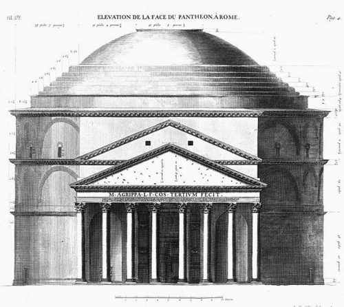 ✓ Panteón de Agripa - Ficha, Fotos y Planos - WikiArquitectura