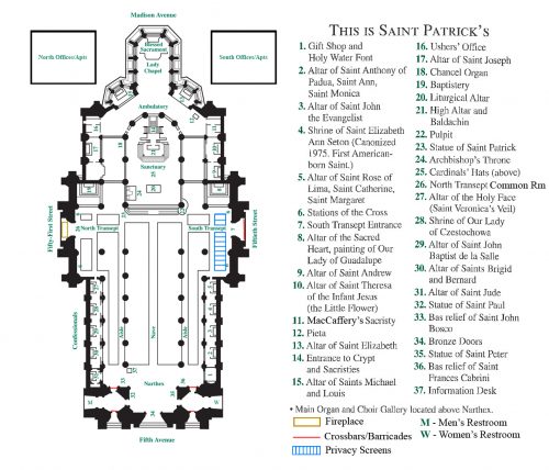 Saint Patrick's Cathedral Data, Photos & Plans